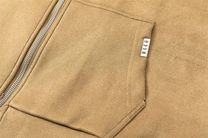 Men’s Vintage Graffiti-Print Fleece Hoodie – Cozy Fall Layer, Relaxed Fit, All-Match Streetwear