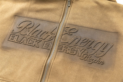 Men’s Vintage Graffiti-Print Fleece Hoodie – Cozy Fall Layer, Relaxed Fit, All-Match Streetwear