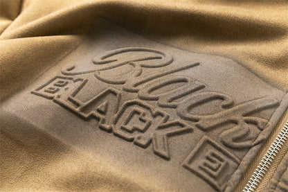 Men’s Vintage Graffiti-Print Fleece Hoodie – Cozy Fall Layer, Relaxed Fit, All-Match Streetwear